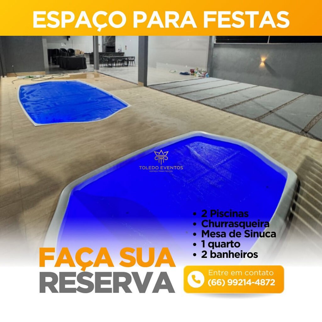 Espaço para festas em Sinop MT – Espaço para Festas Toledo Eventos – Foto 1